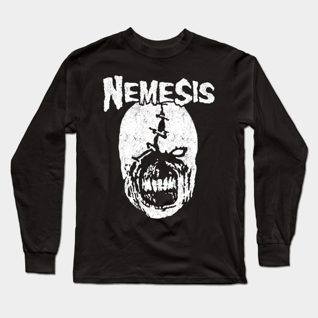 Nemesfits - Distressed Long Sleeve T-Shirt by demonigote